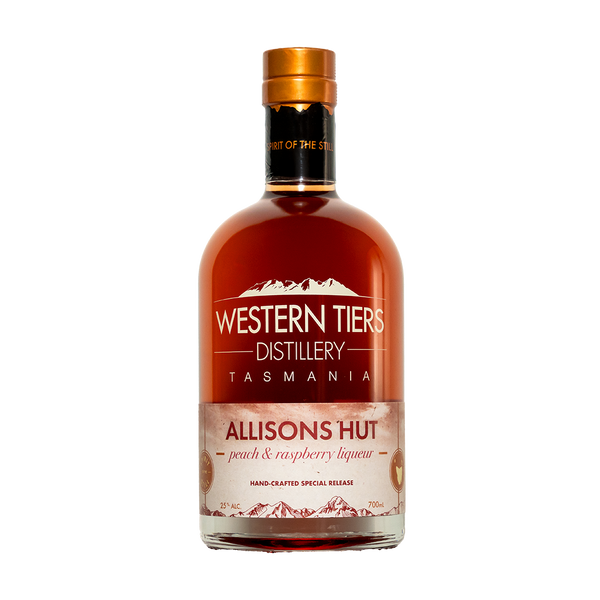 Allisons Hut Peach and Raspberry Liqueur